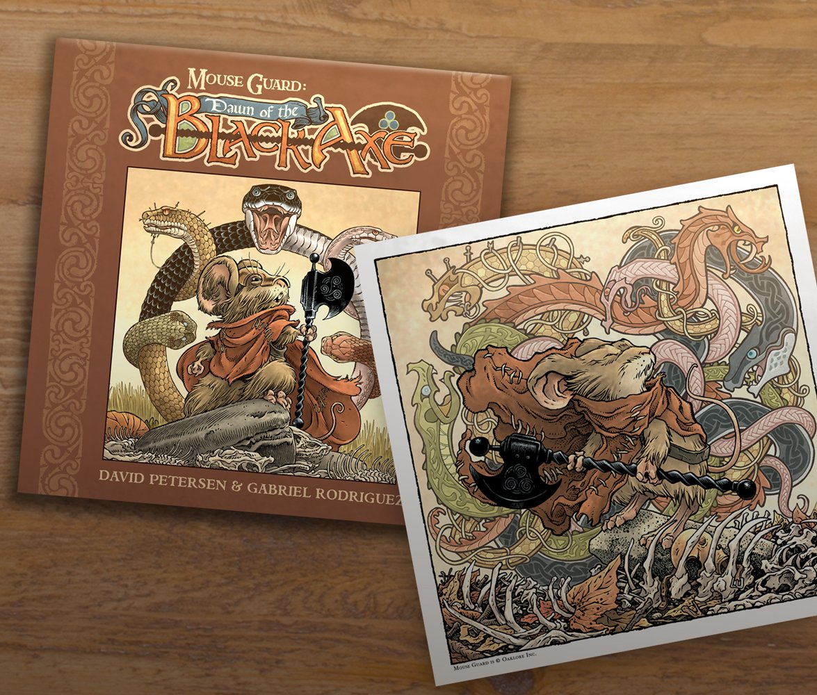 Mouse Guard: Dawn of the Black Axe Hardcover *SIGNED* | Mouse Guard Mouse Guard: Dawn of the Black Axe Hardcover *SIGNED* | Mouse Guard